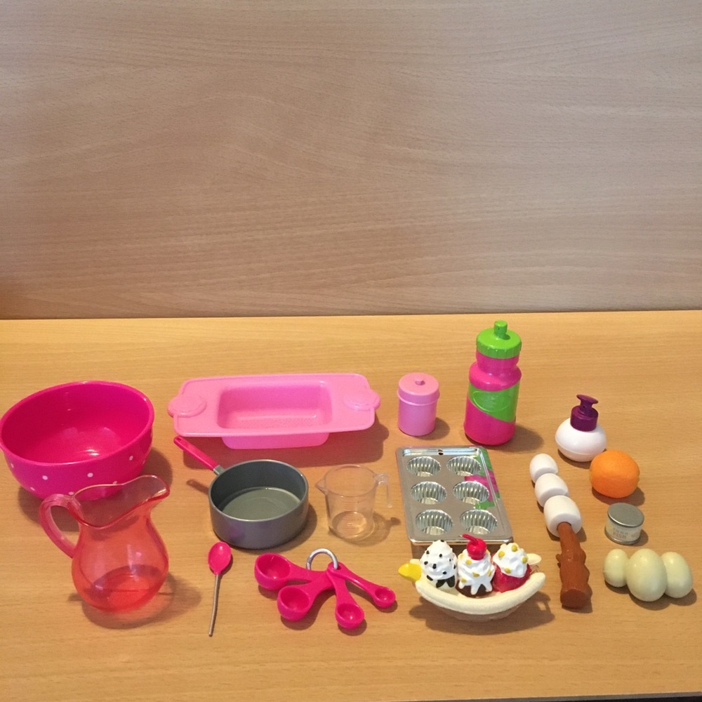 Kitchen Tools & Food 18 inch Dolls Our Generation